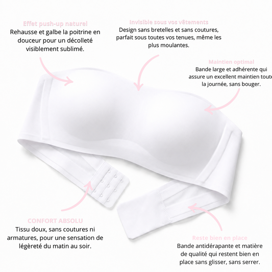 Soutien-gorge bandeau push-up
